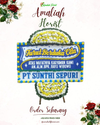 Papan Bunga Duka di Denpasar