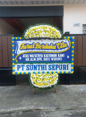 Papan Bunga Duka di Denpasar
